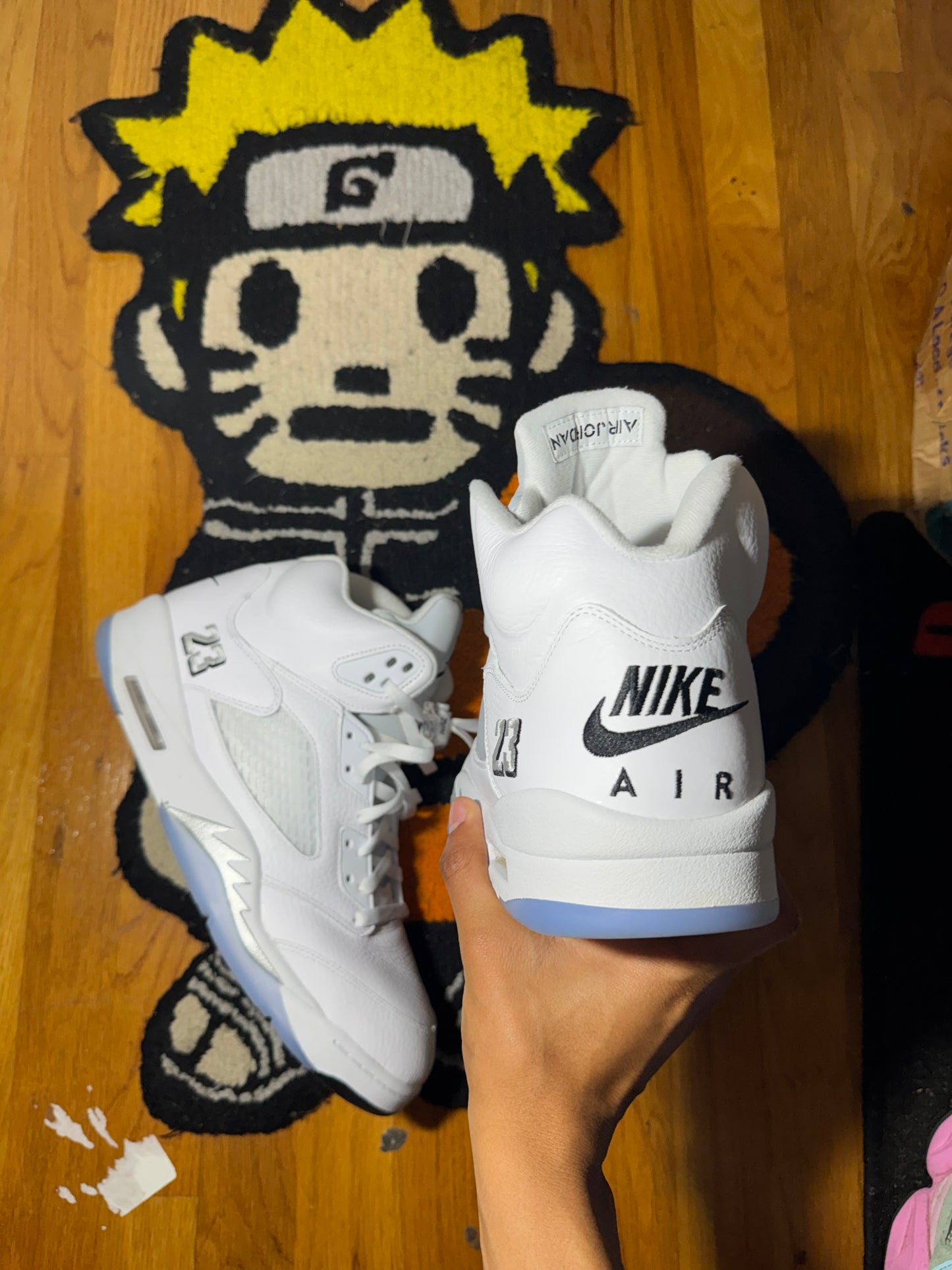 White metallic 5 Sz 13