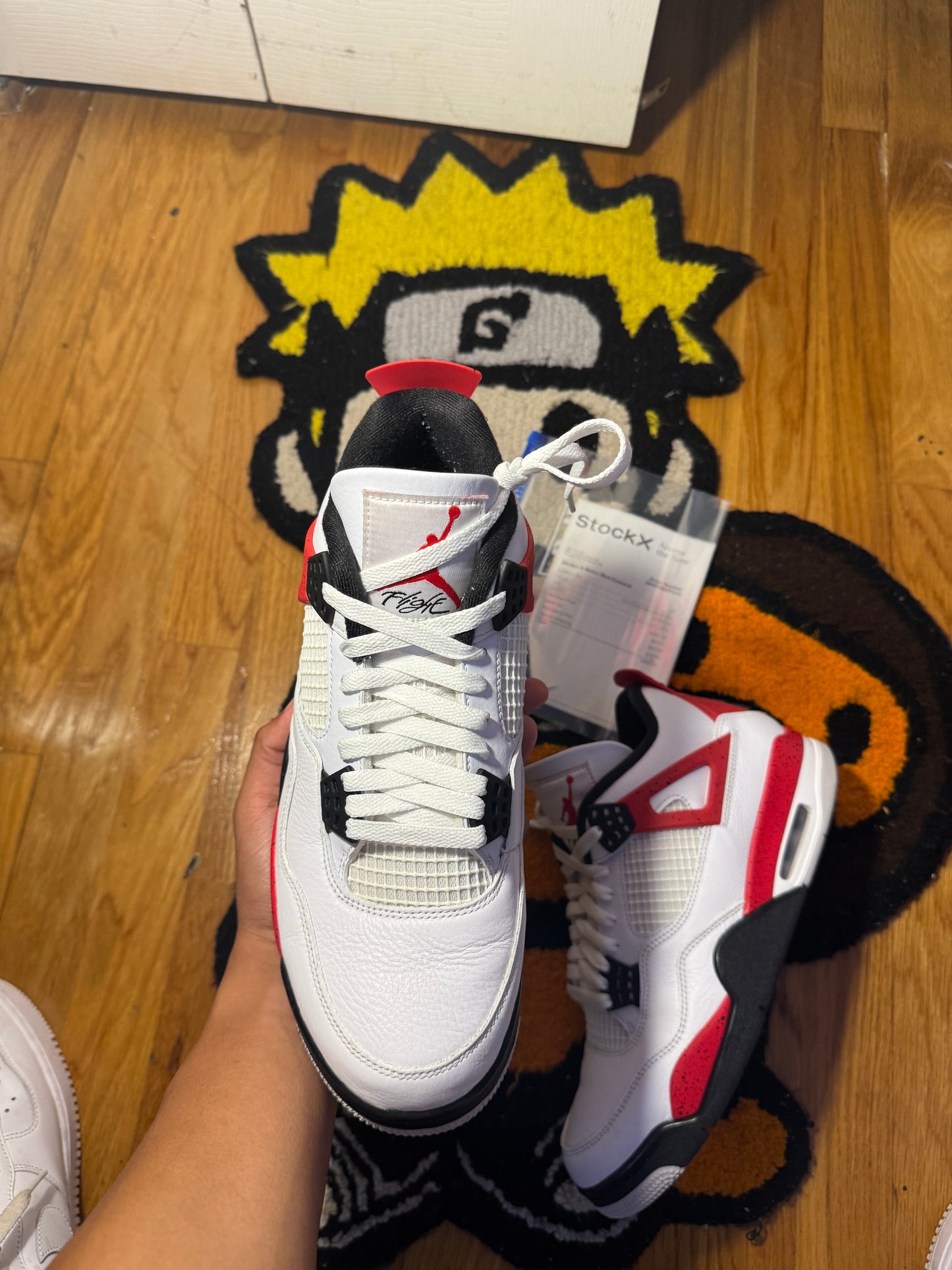 Red Cement 4's (Sz 9.5)