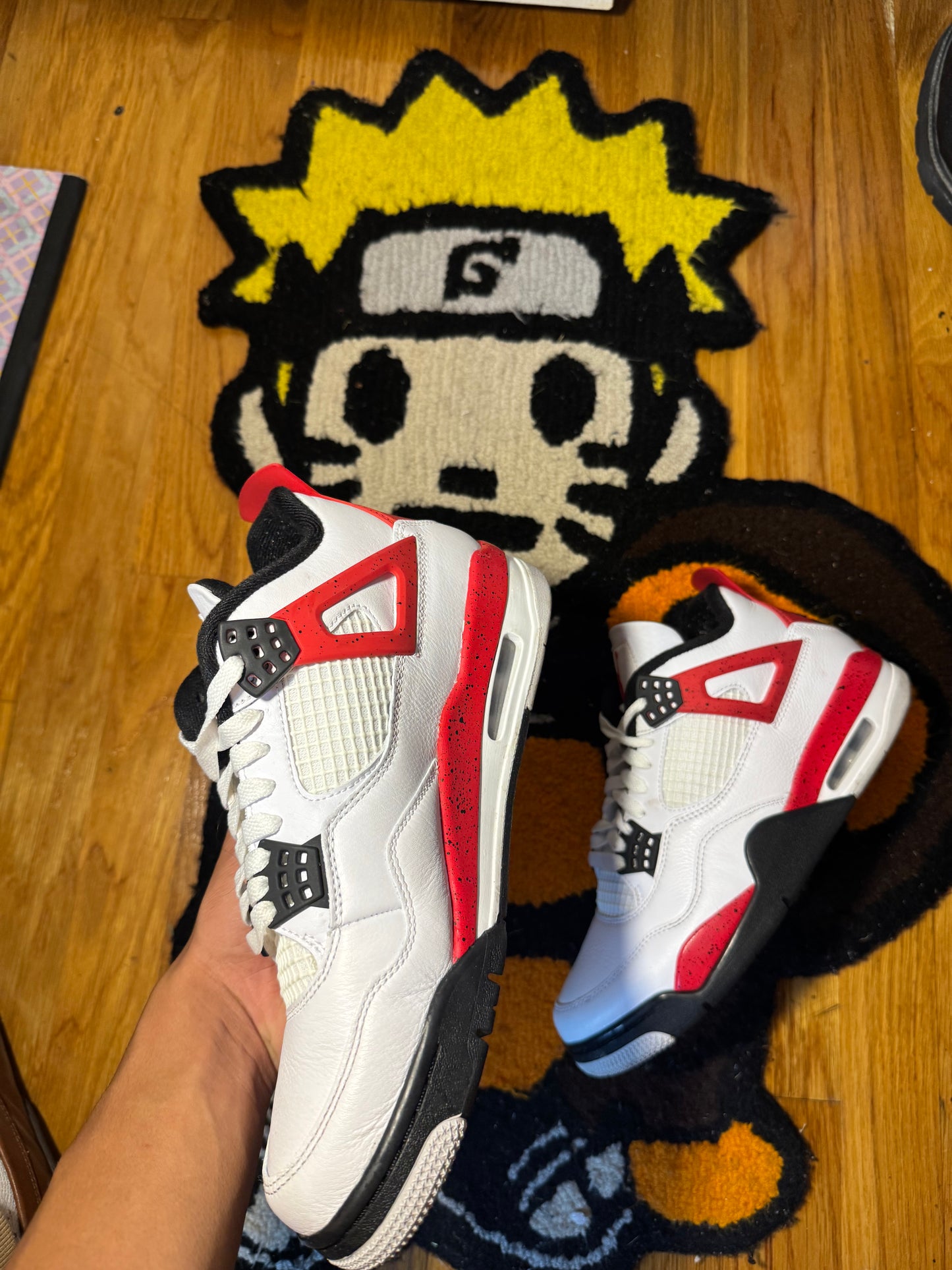 Red Cement 4's (Sz 8)