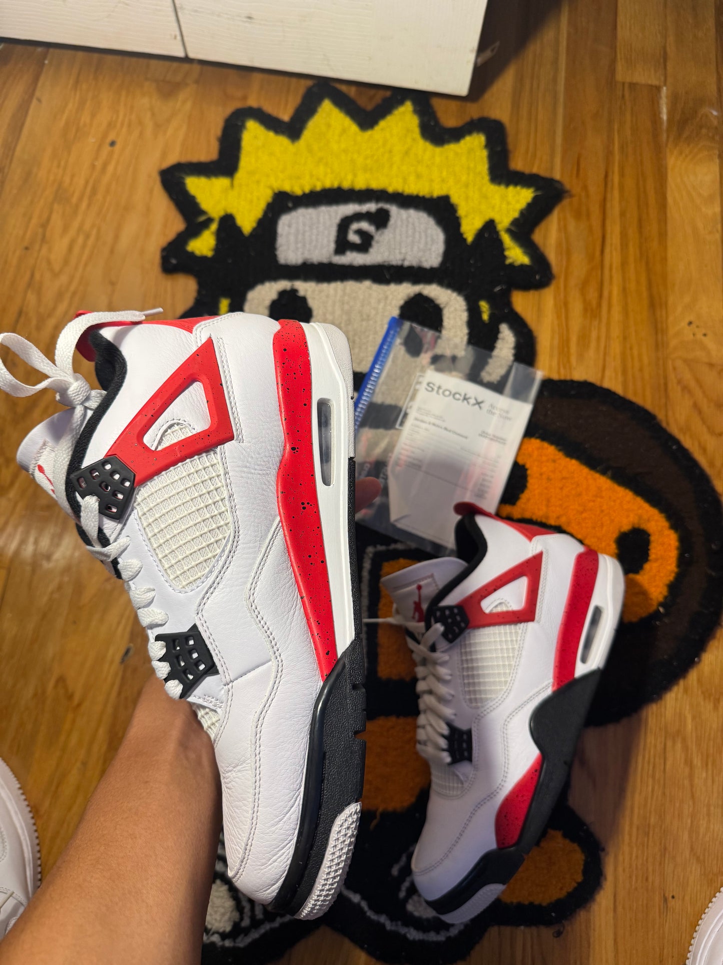 Red Cement 4's (Sz 9.5)