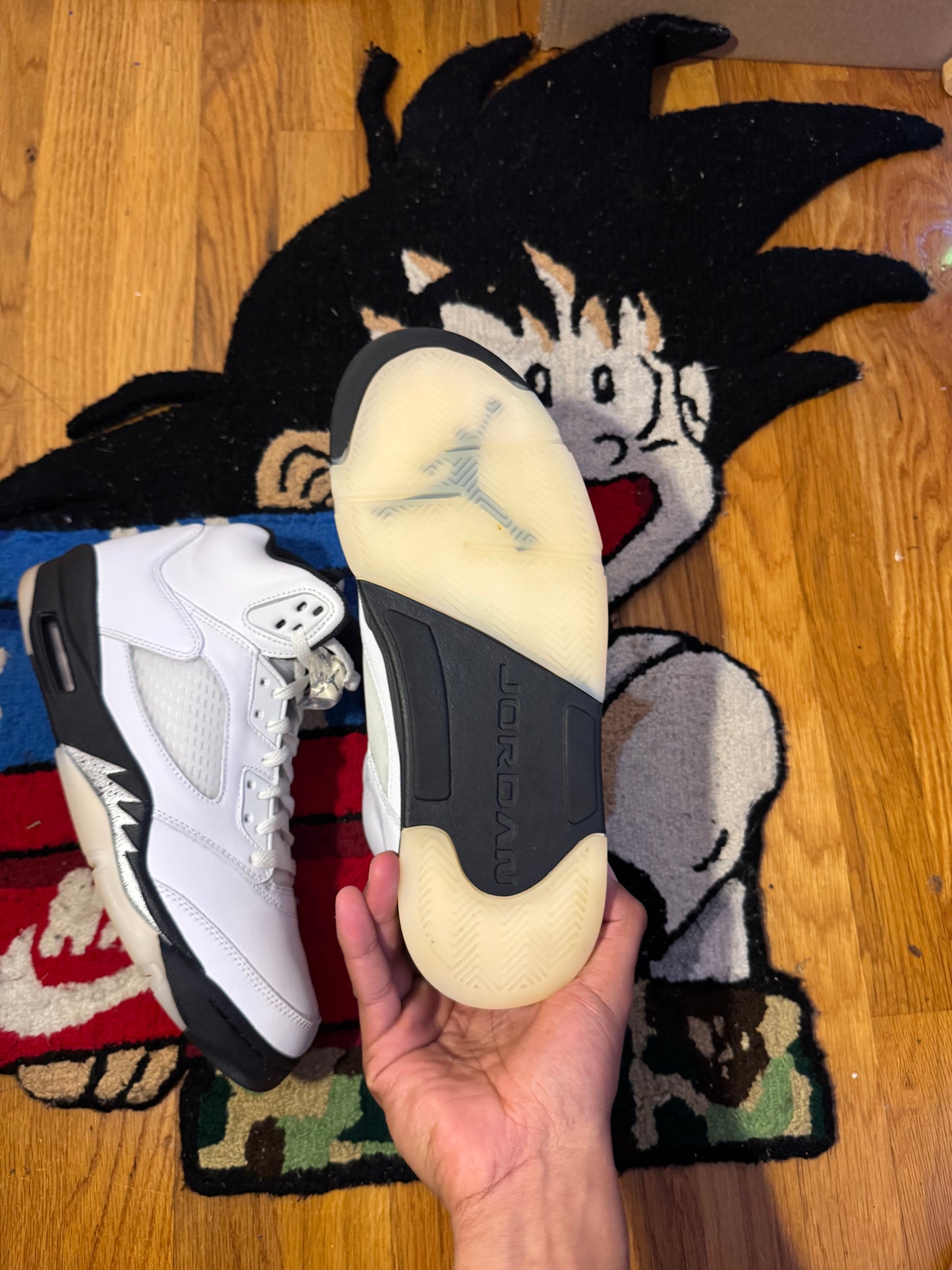 White metallic 5 Sz 11