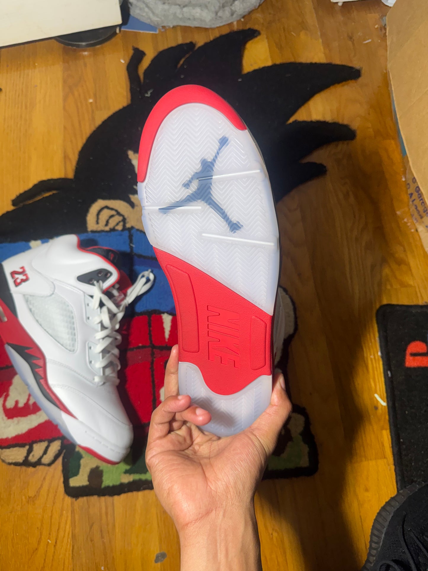 Fire red 5 Sz 10.5