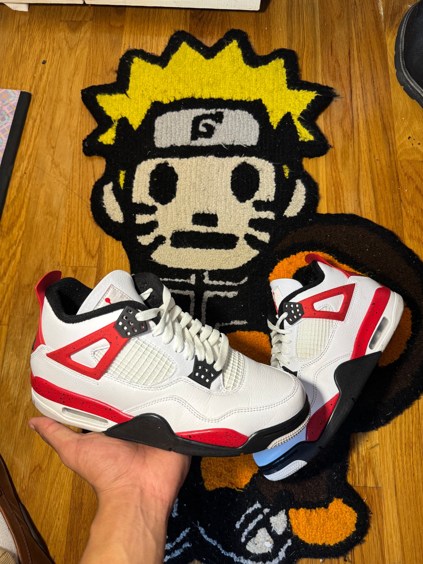 Red Cement 4's (Sz 8)