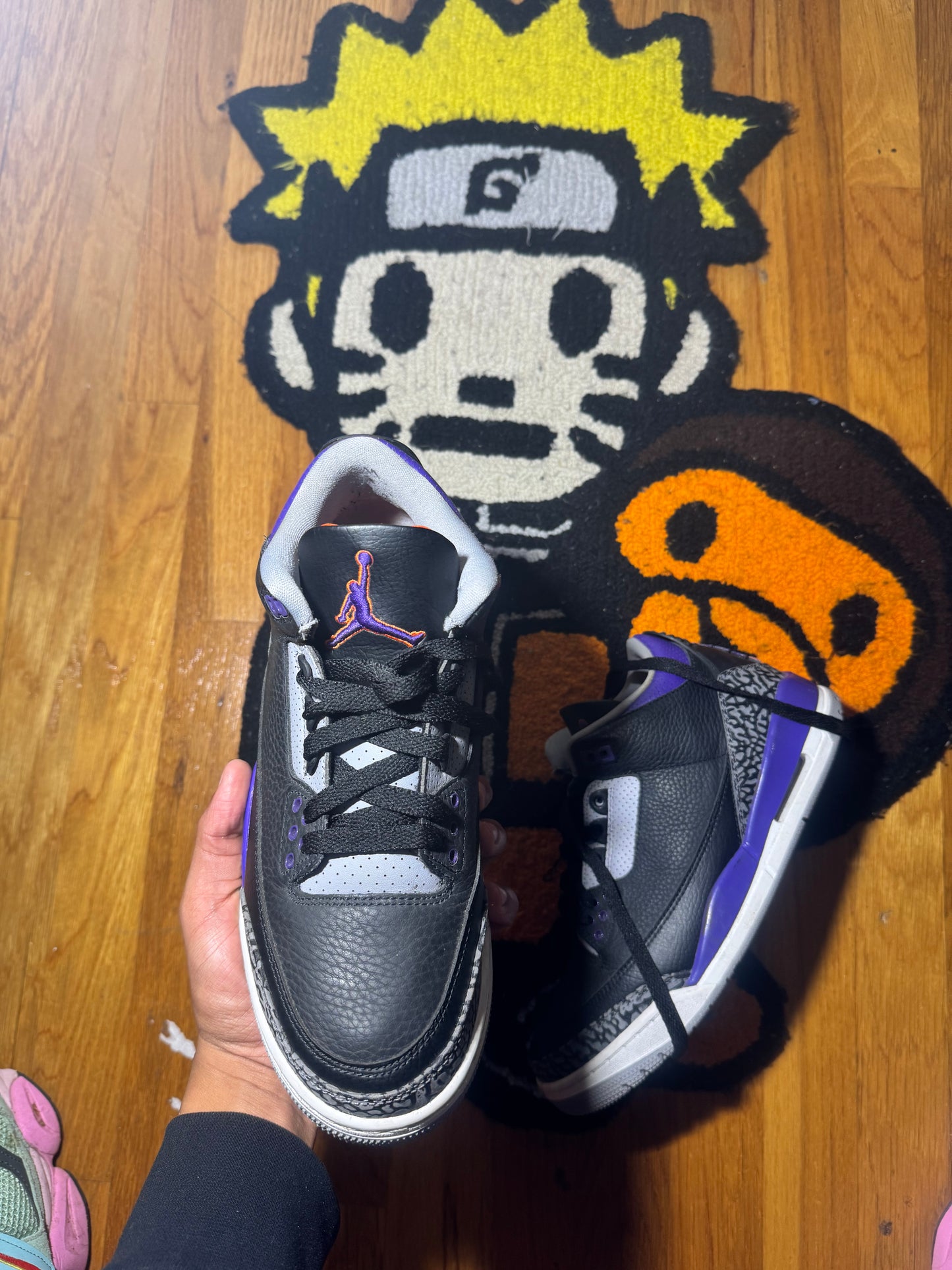 Black court purple 3 Sz 8.5 (no box)