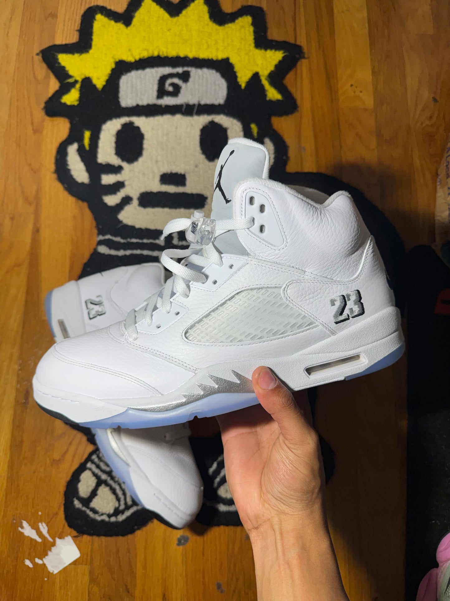 White metallic 5 Sz 13