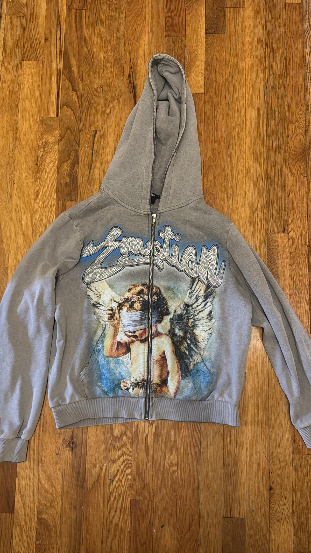 Mixed emotions hoodie Sz medium