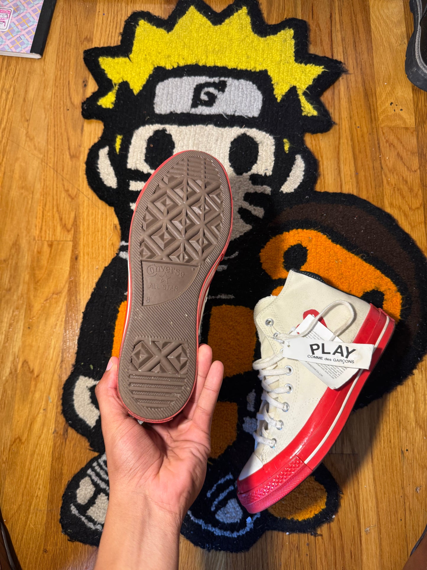 CDG Converse (Sz 8)
