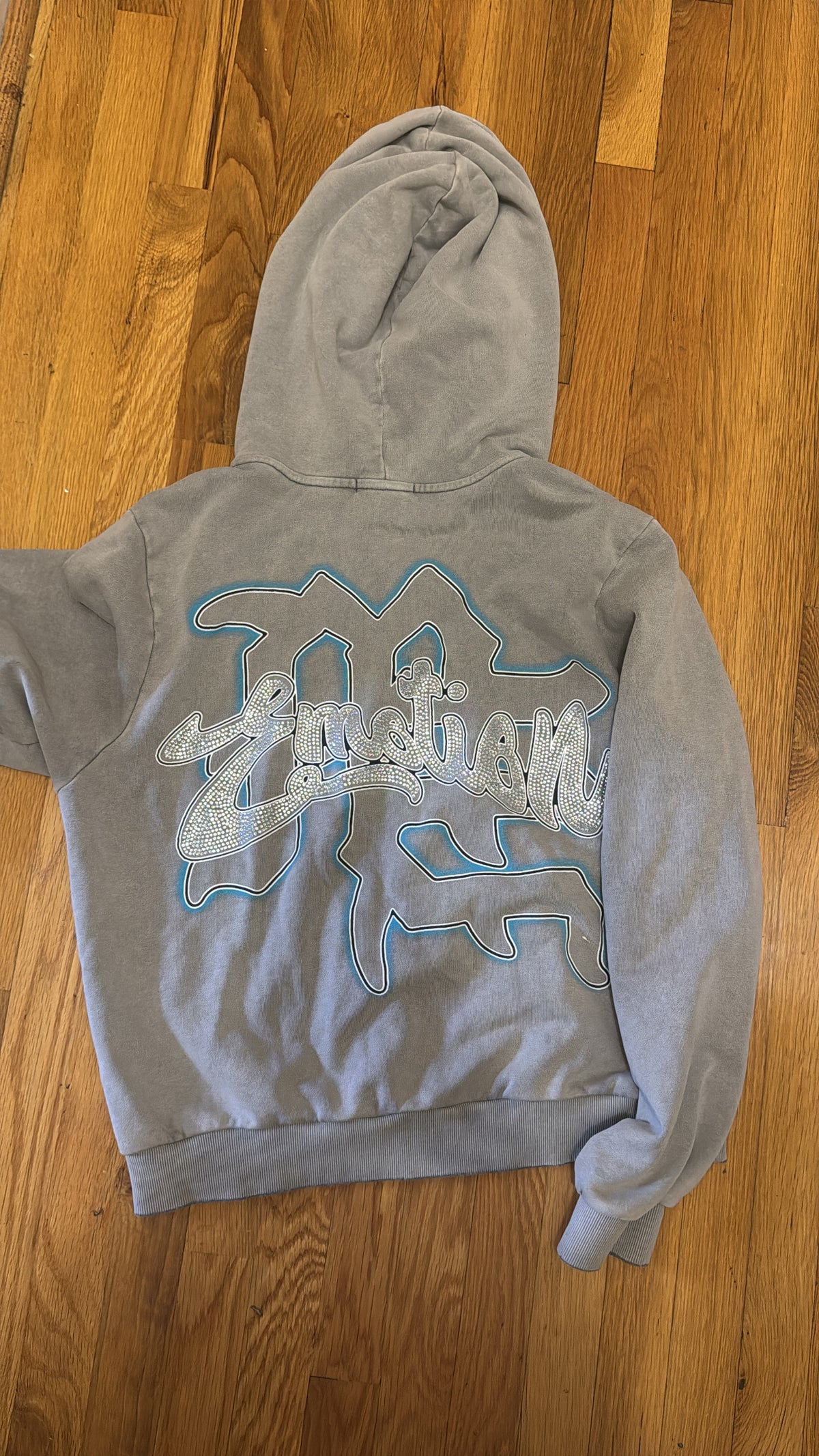 Mixed emotions hoodie Sz medium