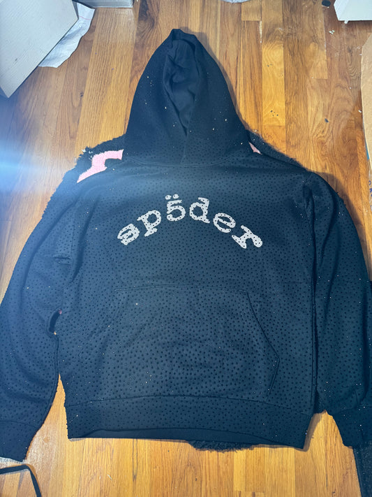 SPIDER RHINESTONE SZ LARGE