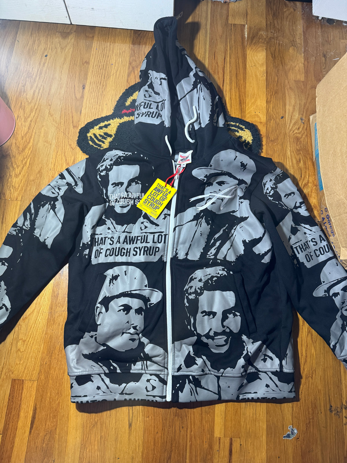 Cough syrup hoodie sz Medium
