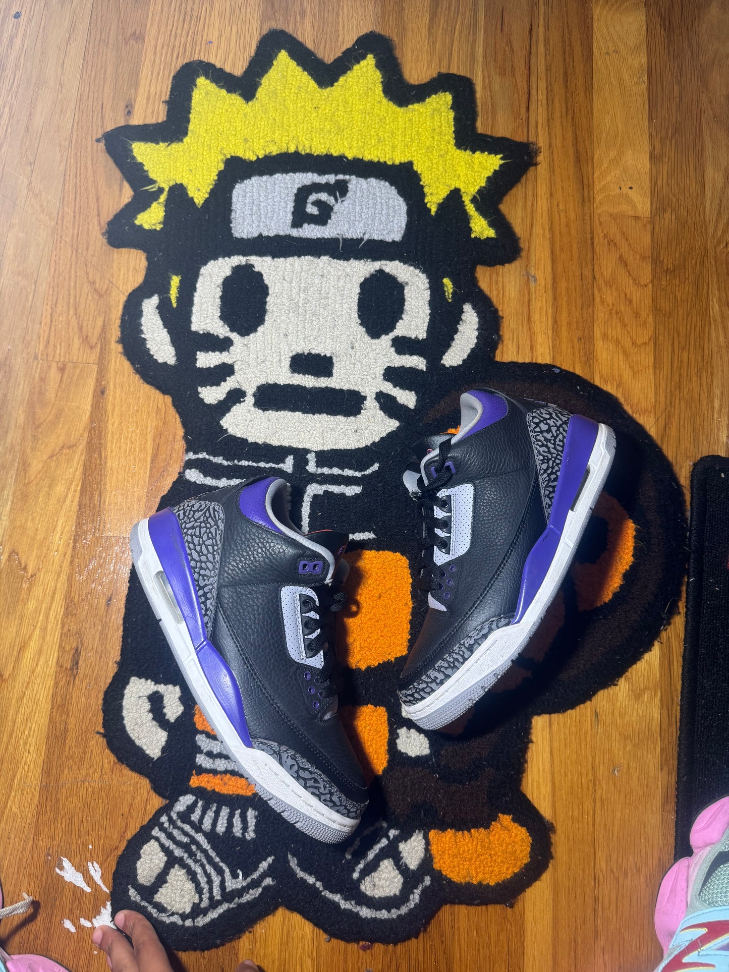 Black court purple 3 Sz 8.5 (no box)