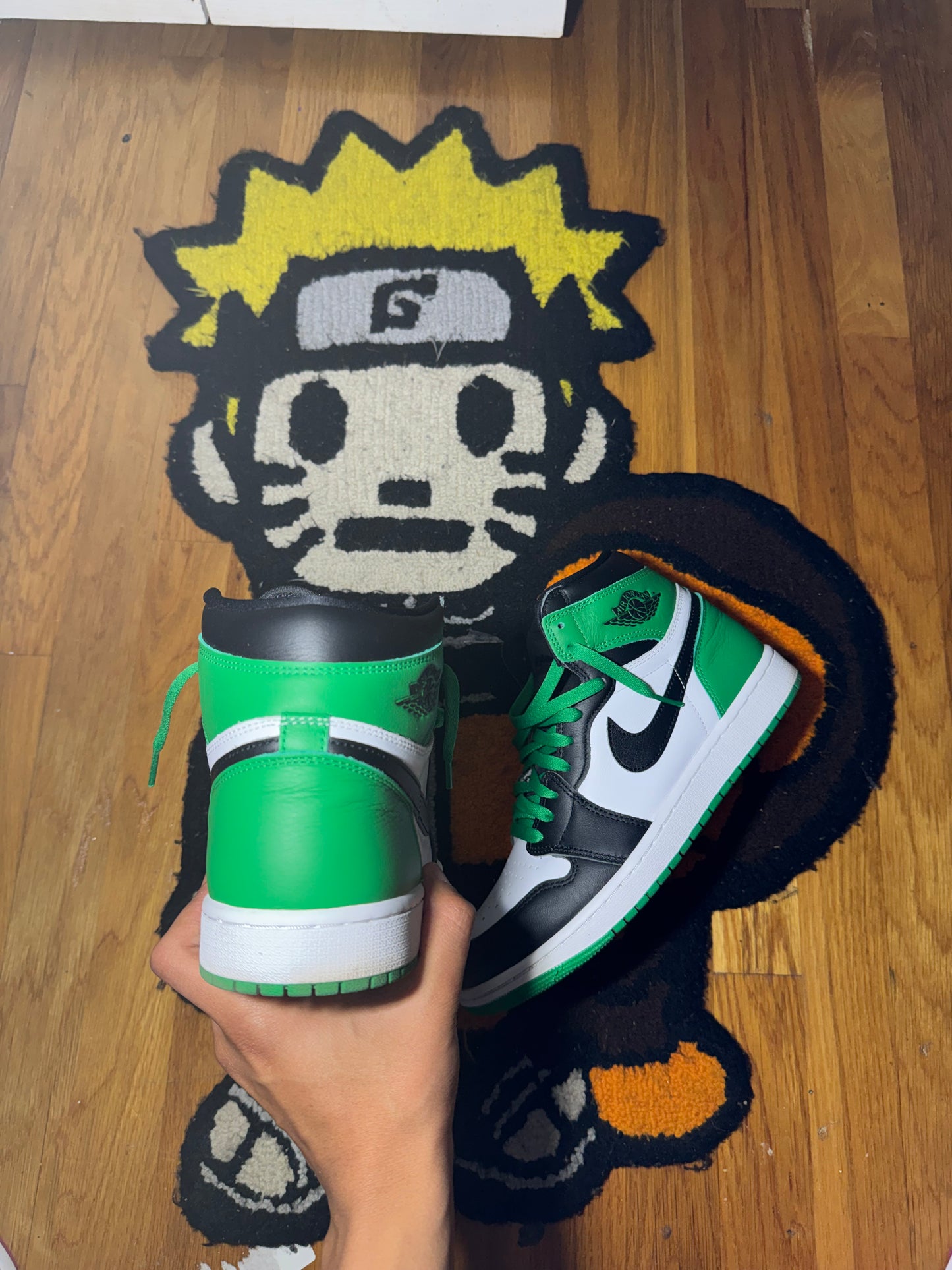 Lucky green 1 Sz 9.5 (has black laces)