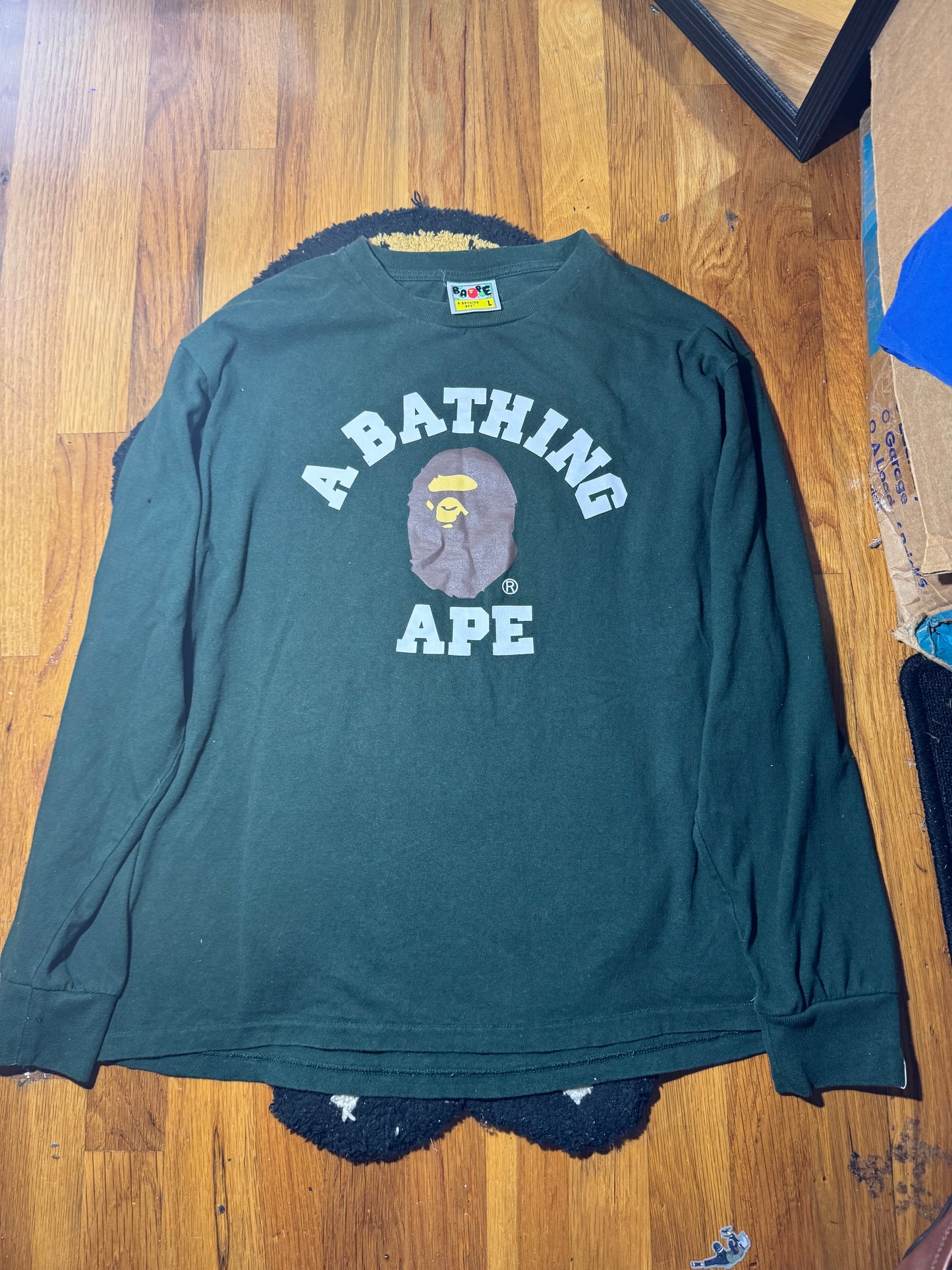 BAPE SHIRT SZ L ( fits like a M)
