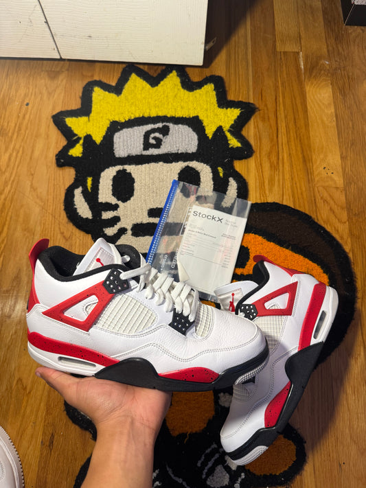 Red Cement 4's (Sz 9.5)