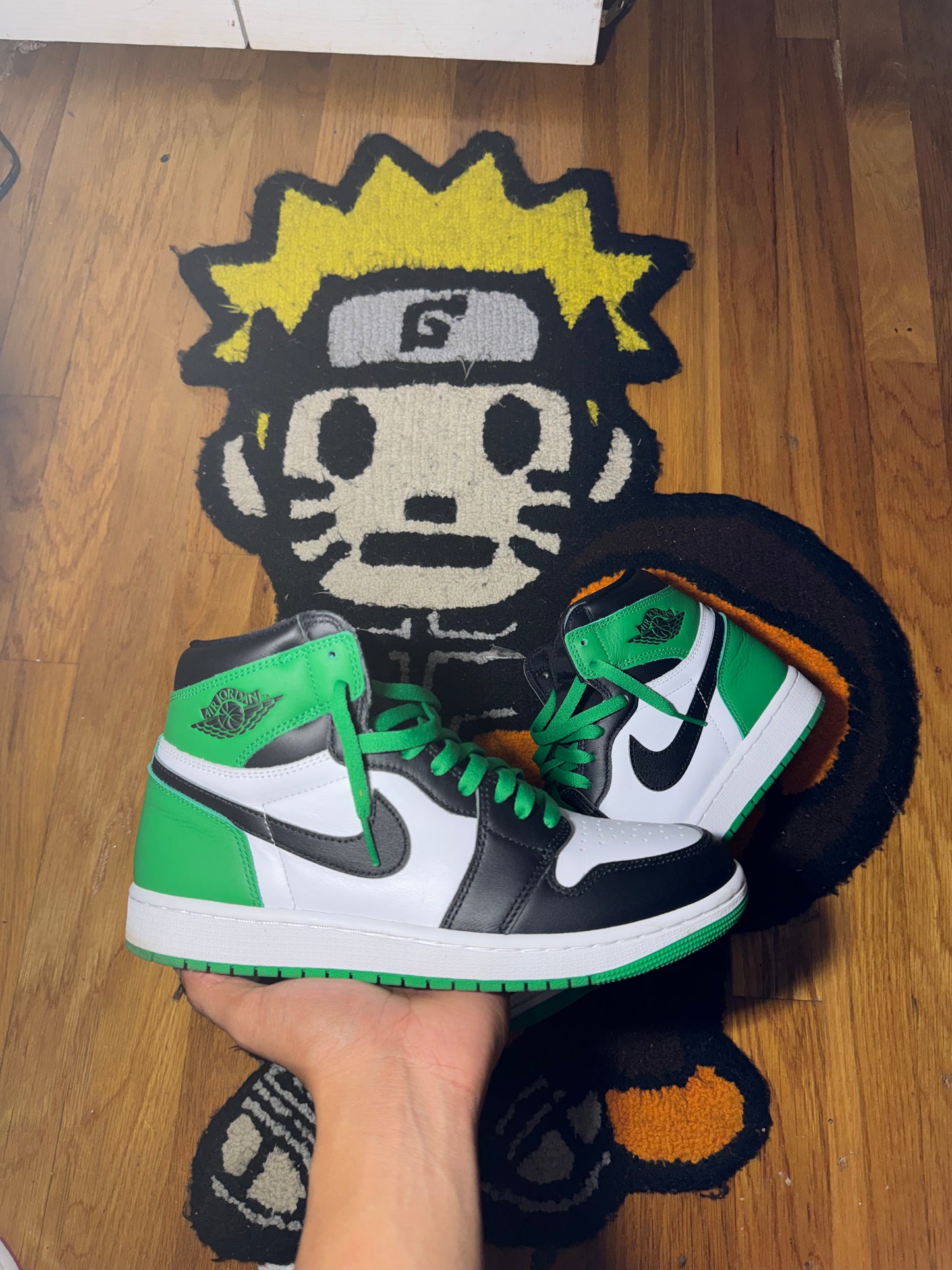 Lucky green 1 Sz 9.5 (has black laces)