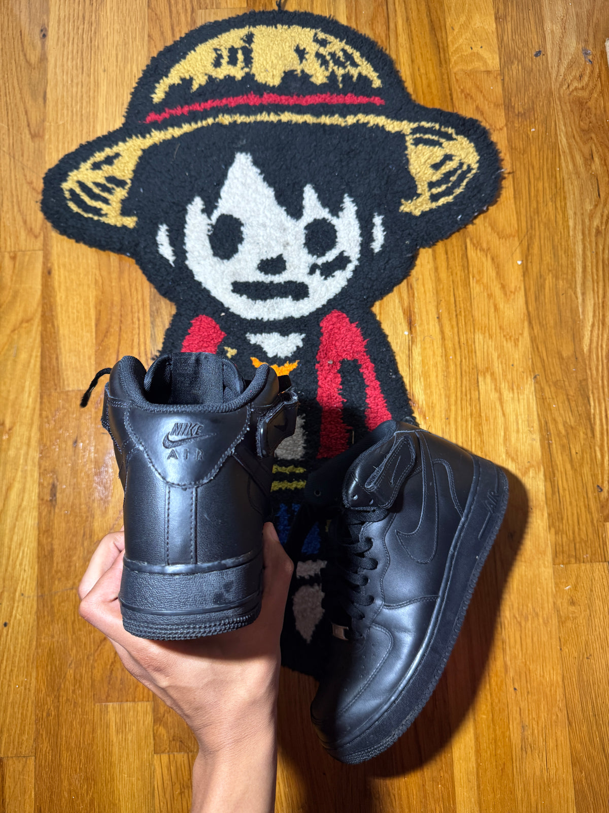 Air Force mid black Sz 9.5