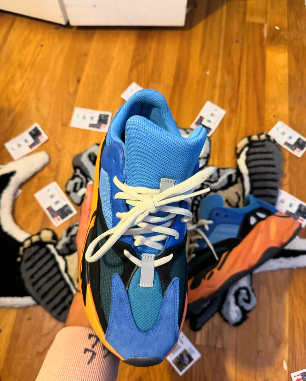 Yeezy 700 “Bright Blue” (size 9)